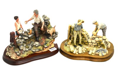 Lot 5000 - Border Fine Arts 'A Warm Day Walling' (Dry Stone Dyking), model No. JH31 by Ray Ayres, limited...