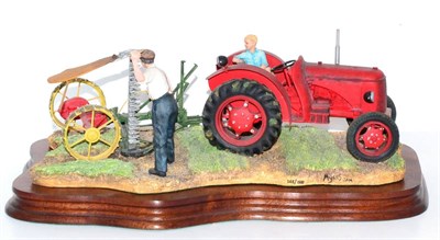Lot 5028 - Border Fine Arts 'The First Cut' (David Brown Cropmaster), model No. JH70 by Ray Ayres, limited...