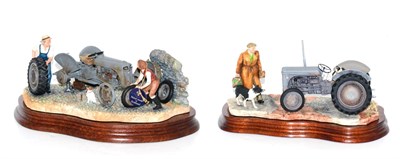 Lot 5030 - Border Fine Arts 'An Early Start', model No. JH19 by Ray Ayres, on wood base, with box;...