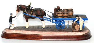 Lot 5054 - Border Fine Arts 'Guinness Dray', model No. B0838 by Ray Ayres, limited edition 163/1250, on...
