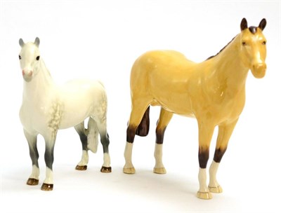 Lot 5095 - Beswick Stallion, Beswick Collectors Club 2007, dun gloss; together with Welsh Mountain Pony...