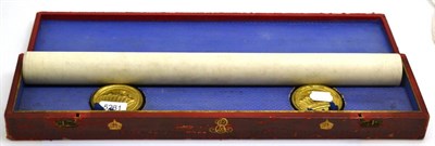 Lot 5231 - An Edward VII cased Grant-of-Arms