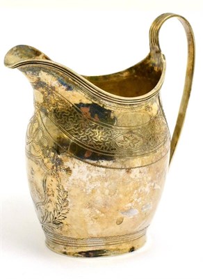 Lot 5253 - George III silver helmet cream jug