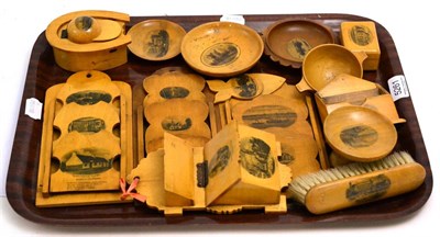 Lot 5261 - A group of Scottish related Mauchline ware