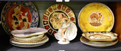 Lot 5390 - Royal Crown Derby plate and assorted ceramics