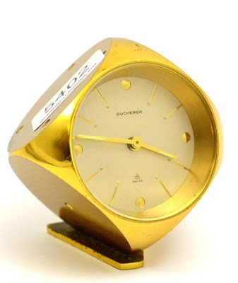 Lot 5402 - A novelty dice desk timepiece, retailed by Bucherer