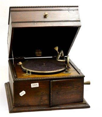 Lot 5425 - Mead cabinet gramophone