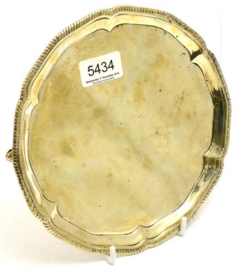 Lot 5434 - A George III silver waiter, London 1775