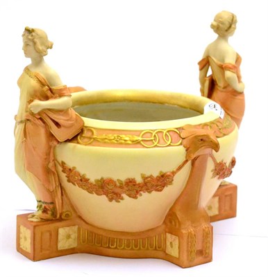 Lot 5447 - Royal Vienna figural cache pot