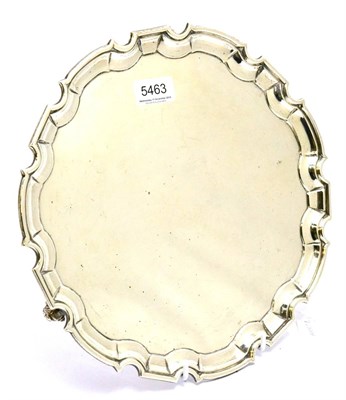 Lot 5463 - Silver salver, Sheffield