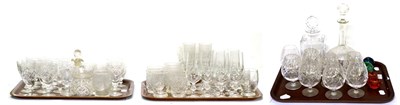 Lot 5558 - Three trays of decorative cut glass