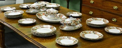 Lot 5603 - A Staffordshire dinner service