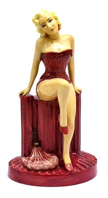 Lot 5612 - A Peggy Davies ceramic figure depicting 'Marilyn Monroe'