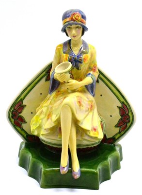 Lot 5614 - A Kevin Francis, Charlotte Rhead figure, modelled by Andy Moss, limited edition of 950