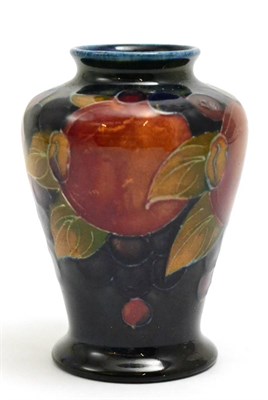 Lot 5629 - William Moorcroft Peach Pattern small baluster vase