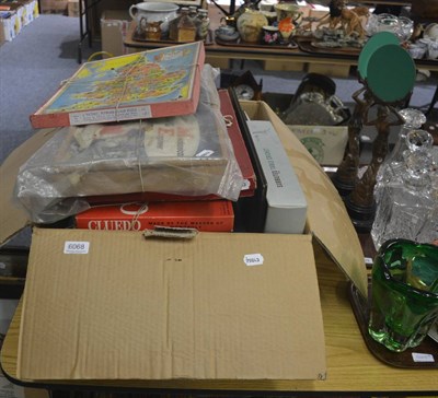 Lot 6068 - Meccano No.4, two Philips electronic engineer sets and assorted board games and others (qty)