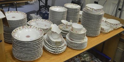 Lot 6071 - A substantial Limoges partial dinner service including side plates, tureens, serving dishes etc