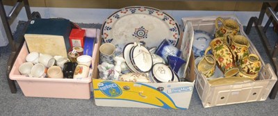 Lot 6119 - Large quantity of household china, glass, etc (in three boxes)