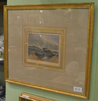 Lot 6216 - Attributed to David Cox (early 19th century) ";The Lizard Rock, Denbighshire";, signed,...