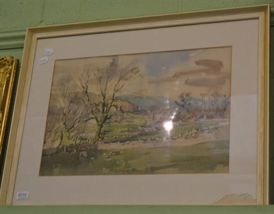 Lot 6219 - Angus Rands, large watercolour, Yorkshire