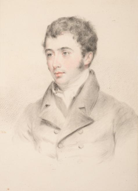Lot 4 - Attributed to Sir Thomas Lawrence PRA (1769-1830)  Portrait of a gentleman, head and shoulders,...