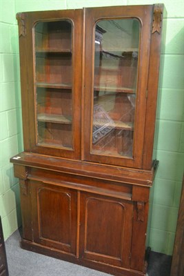 Lot 6269 - Victorian mahogany bookcase (lacking cornice)