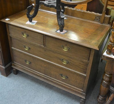 Lot 6280 - An early 20th century oak dressing chest