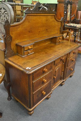 Lot 6290 - Grained pine Cumberland dresser