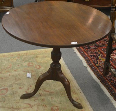 Lot 6304 - George III mahogany tripod table