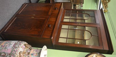 Lot 6367 - Victorian mahogany glazed bookcase