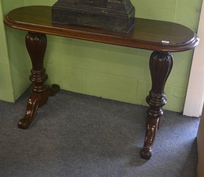 Lot 6381 - Mahogany console table