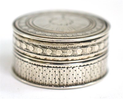 Lot 205 - A George III silver vinaigrette, London 1797, makers mark indistinct