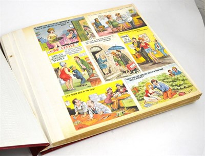 Lot 265 - An album of 1960's risque comic postcards