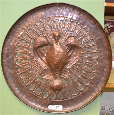 Lot 273 - Arts & Crafts copper charger