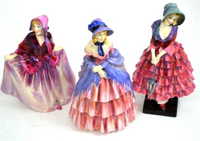 Lot 311 - Three Royal Doulton figures: Priscillo HN1940, Sweet Anne HN1496 and A Victorian Lady HN728 (3)