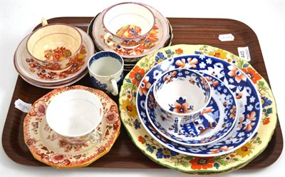 Lot 445 - Group of 19th century and later English tea wares in the Chinese taste