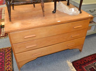 Lot 1009 - Edwardian plan chest