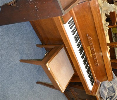 Lot 1028 - Boyd London modern upright piano and piano stool