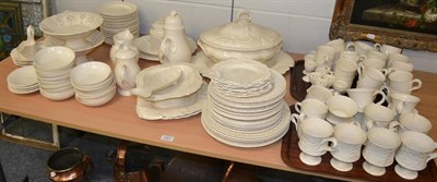 Lot 1063 - Large quantity of Leeds creamware including dinnerwares (some a.f.)