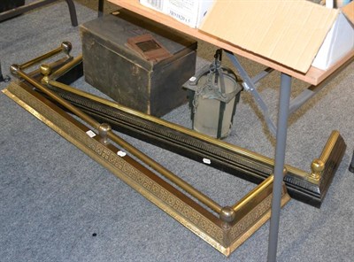 Lot 1078 - Two fenders, Deco lantern and magic lantern in box