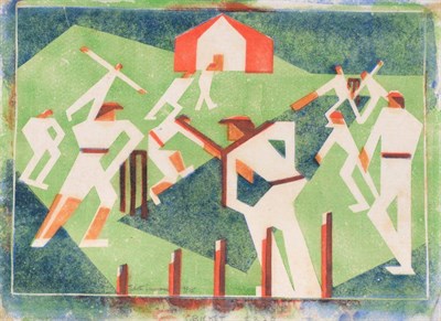 Lot 86 - Edith Lawrence (1890-1973)  "Cricket " Signed, inscribed and numbered 19/25 in pencil, priced...
