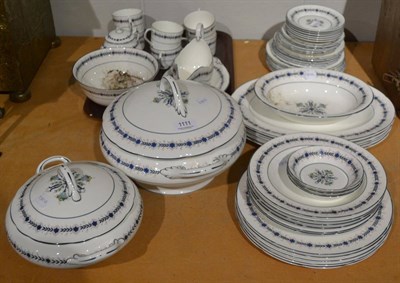 Lot 1111 - Coalport Lucerne pattern dinner service