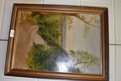 Lot 1213 - William Linnell (1826-1906), landscape, signed, oil on canvas