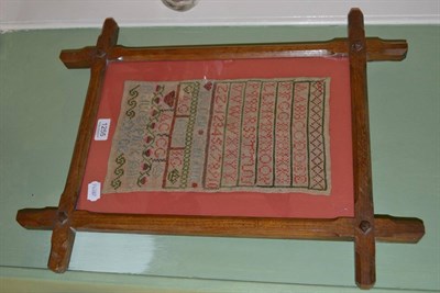 Lot 1255 - 19th century sampler, dated 1837