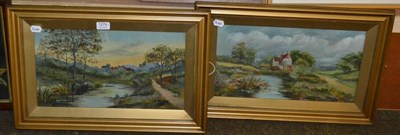 Lot 1279 - Pair of landscapes signed Wilson and dated 1920