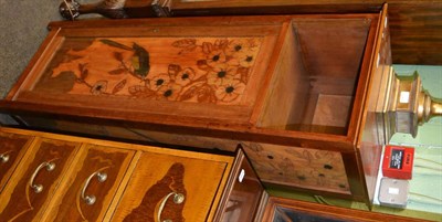 Lot 1298 - Pair of inlaid French cabinets