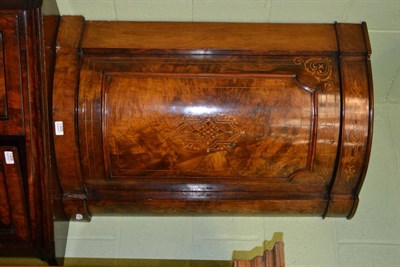 Lot 1305 - 19th century walnut corner cupboard