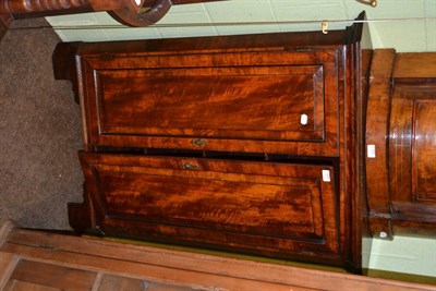 Lot 1306 - Georgian oak standing corner cupboard