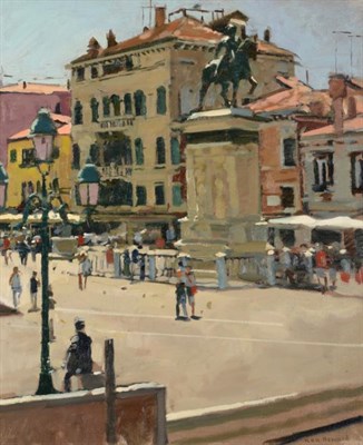 Lot 108 - Ken Howard OBE, RA (b.1932)   "S. Giovanni e Paulo "  Signed, signed, inscribed and dated...