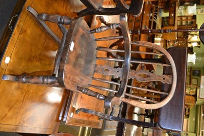 Lot 1324 - Child's Windsor rocking chair